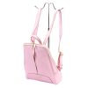 MiaMore 2001 DOLLARO rózsaszín női marhabőr hátizsák 26 x 33 x 12 cm