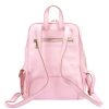MiaMore 2001 DOLLARO rózsaszín női marhabőr hátizsák 26 x 33 x 12 cm