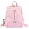 MiaMore 2001 DOLLARO rózsaszín női marhabőr hátizsák 26 x 33 x 12 cm