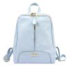 MiaMore 2001 DOLLARO kék női marhabőr hátizsák 26 x 33 x 12 cm