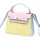 Dámska kožená kabelka Luka 19-17 MN viacfarebná, crossbody 23 x 19 x 12,5 cm