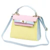  Dámska kožená kabelka Luka 19-17 MN viacfarebná, crossbody 23 x 19 x 12,5 cm