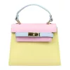  Dámska kožená kabelka Luka 19-17 MN viacfarebná, crossbody 23 x 19 x 12,5 cm