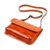  Dámska kožená crossbody kabelka Florence 70 koňakovohnedej farby 25 x 17 x 6 cm