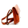 Dámska kožená crossbody kabelka Florence 70 koňakovohnedej farby 25 x 17 x 6 cm