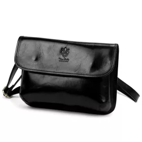    Dámska kožená crossbody kabelka Florence 70 čierna 25 x 17 x 6 cm