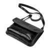  Dámska kožená crossbody kabelka Florence 70 čierna 25 x 17 x 6 cm