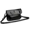  Dámska kožená crossbody kabelka Florence 70 čierna 25 x 17 x 6 cm