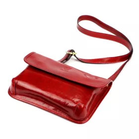    Dámska kožená crossbody kabelka Florence 70 červená 25 x 17 x 6 cm