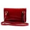  Dámska kožená crossbody kabelka Florence 70 červená 25 x 17 x 6 cm