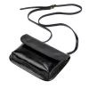  Dámska kožená crossbody kabelka Florence 71 čierna 20,5 x 14 x 5 cm