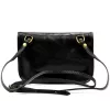  Dámska kožená crossbody kabelka Florence 71 čierna 20,5 x 14 x 5 cm