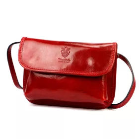    Dámska kožená crossbody kabelka Florence 71 červená 20,5 x 14 x 5 cm