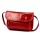  Dámska kožená crossbody kabelka Florence 71 červená 20,5 x 14 x 5 cm