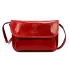  Dámska kožená crossbody kabelka Florence 71 červená 20,5 x 14 x 5 cm