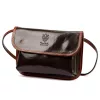  Dámska kožená crossbody kabelka Florence 71 tmavohnedej farby 20,5 x 14 x 5 cm