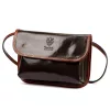  Dámska kožená crossbody kabelka Florence 71 tmavohnedej farby 20,5 x 14 x 5 cm