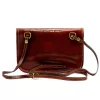  Dámska hnedá kožená crossbody kabelka Florence 71 20,5 x 14 x 5 cm
