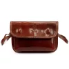  Dámska hnedá kožená crossbody kabelka Florence 71 20,5 x 14 x 5 cm