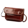  Dámska hnedá kožená crossbody kabelka Florence 71 20,5 x 14 x 5 cm