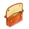  Dámska kožená crossbody kabelka Florence 71 v koňakovo hnedej farbe 20,5 x 14 x 5 cm