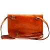  Dámska kožená crossbody kabelka Florence 71 v koňakovo hnedej farbe 20,5 x 14 x 5 cm