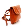  Dámska kožená crossbody kabelka Florence 71 v koňakovo hnedej farbe 20,5 x 14 x 5 cm