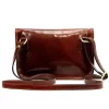  Dámska hnedá kožená crossbody kabelka Florence 70 25 x 17 x 6 cm