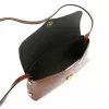  Dámska hnedá kožená crossbody kabelka Florence 72 20 x 10 x 6 cm