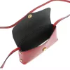 Dámska kožená crossbody kabelka Florence 72 červená 20 x 10 x 6 cm