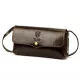  Dámska hnedá kožená crossbody kabelka Florence 72 20 x 10 x 6 cm
