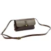  Dámska hnedá kožená crossbody kabelka Florence 72 20 x 10 x 6 cm