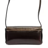  Dámska hnedá kožená crossbody kabelka Florence 72 20 x 10 x 6 cm