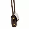  Dámska hnedá kožená crossbody kabelka Florence 72 20 x 10 x 6 cm