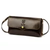  Dámska hnedá kožená crossbody kabelka Florence 72 20 x 10 x 6 cm