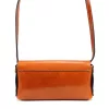  Dámska hnedá kožená crossbody kabelka Florence 72 20 x 10 x 6 cm