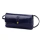  Dámska kožená crossbody kabelka Florence 72 v námorníckej modrej farbe 20 x 10 x 6 cm