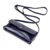  Dámska kožená crossbody kabelka Florence 72 v námorníckej modrej farbe 20 x 10 x 6 cm