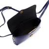  Dámska kožená crossbody kabelka Florence 72 v námorníckej modrej farbe 20 x 10 x 6 cm