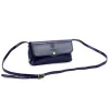  Dámska kožená crossbody kabelka Florence 72 v námorníckej modrej farbe 20 x 10 x 6 cm