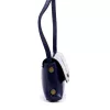  Dámska kožená crossbody kabelka Florence 72 v námorníckej modrej farbe 20 x 10 x 6 cm