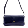  Dámska kožená crossbody kabelka Florence 72 v námorníckej modrej farbe 20 x 10 x 6 cm