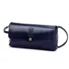  Dámska kožená crossbody kabelka Florence 72 v námorníckej modrej farbe 20 x 10 x 6 cm