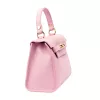  Dámska kožená kabelka Luka 19-17 MN ružová, crossbody 23 x 19 x 12,5 cm