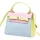  Dámska kožená kabelka Luka 19-17 MN so vzorom, crossbody 23 x 19 x 12,5 cm