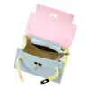  Dámska kožená kabelka Luka 19-17 MN so vzorom, crossbody 23 x 19 x 12,5 cm