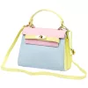  Dámska kožená kabelka Luka 19-17 MN so vzorom, crossbody 23 x 19 x 12,5 cm