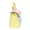  Dámska kožená kabelka Luka 19-17 MN so vzorom, crossbody 23 x 19 x 12,5 cm