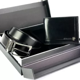    Pánska darčeková sada z hovädzej kože Pierre Cardin ZG-222 115 cm