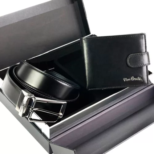 Pierre Cardin ZG-225 férfi marhabőr ajándék szett 135 cm